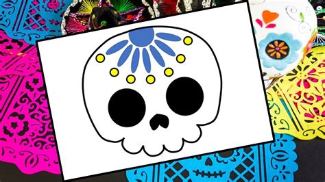 Como Dibujar Una Calaverita Paso A Paso How To Draw A Mexican Skull