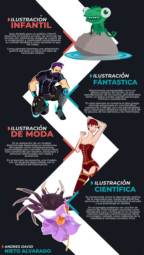Infografía Sobre Tipos De Ilustración Character Design Inspiration My