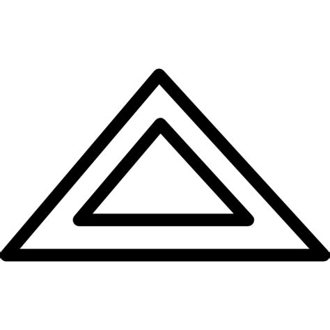 Triangular Shape Outline Free Shapes Icons