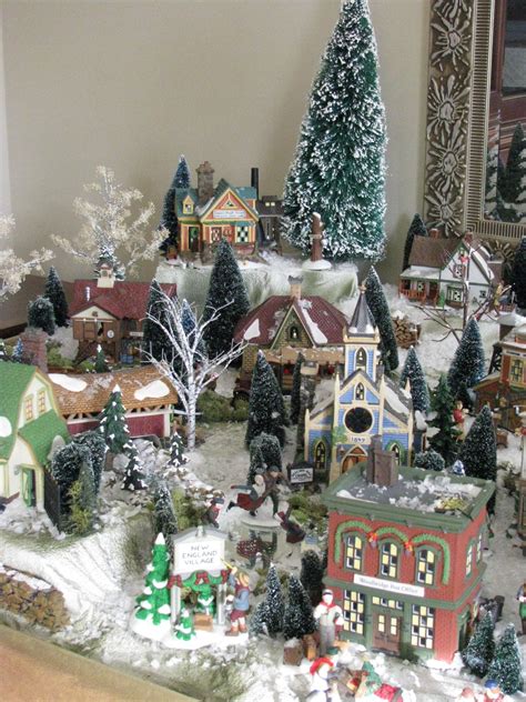 Department 56 New England Village Christmas Village Display