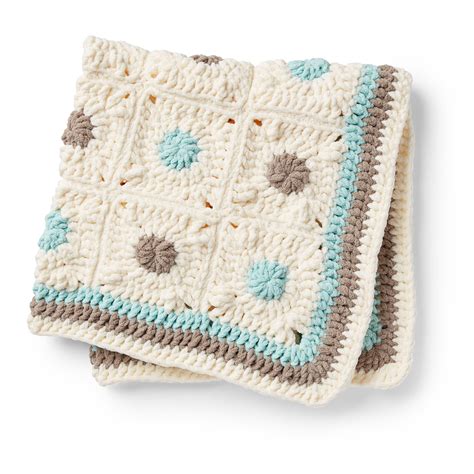Bernat Littlle Dots Crochet Baby Blanket Yarnspirations
