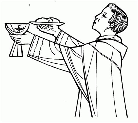 These free coloring pages are available on the series designs and animated characters on getcolorings.com. Communion Eucharist Celebration Coloring Page | Download ...