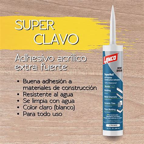 Comprar Pegamento Lanco Super Clavo Blanco 300ml Walmart Guatemala