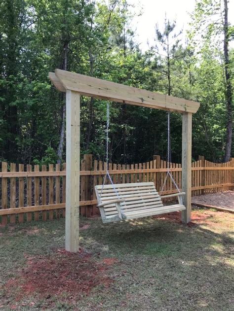 When you have one in your backyard, it also becomes easier to monitor your kids as they play without having to take them to a park to have fun. How to Build a DIY Backyard Swing | Backyard, Backyard ...