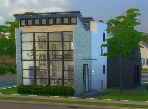 Moder Loft House No Cc By 1sasha1 At Mod The Sims Sims 4 Updates