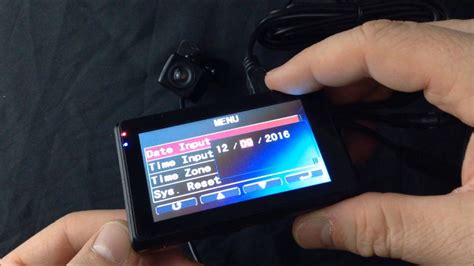 How to Set and Date 3 Cam Dash Cam System  YouTube