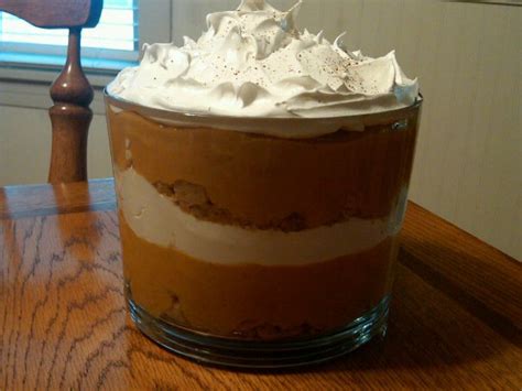 Mollies Kitchen Paula Deens Pumpkin Gingerbread Trifle