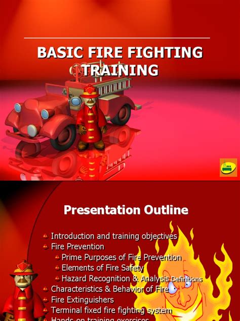 Basic Fire Fighting Training Fires Firefighting