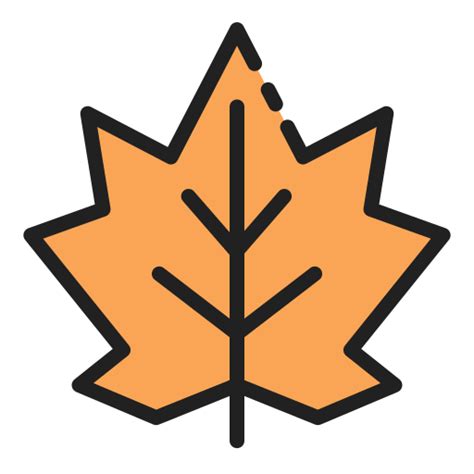 Autumn Tree Leafs Free Icon