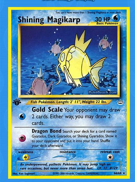 Shiny Magikarp Card Pokemon Pinterest