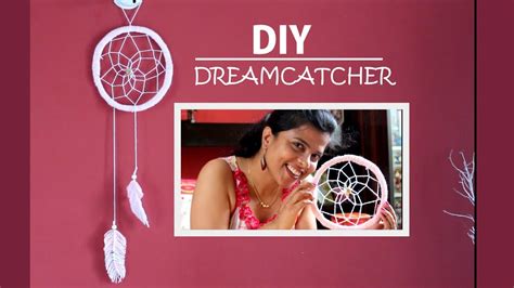Diy Super Easy Way To Make A Dreamcatcher Step By Step Video Bynamrata Youtube