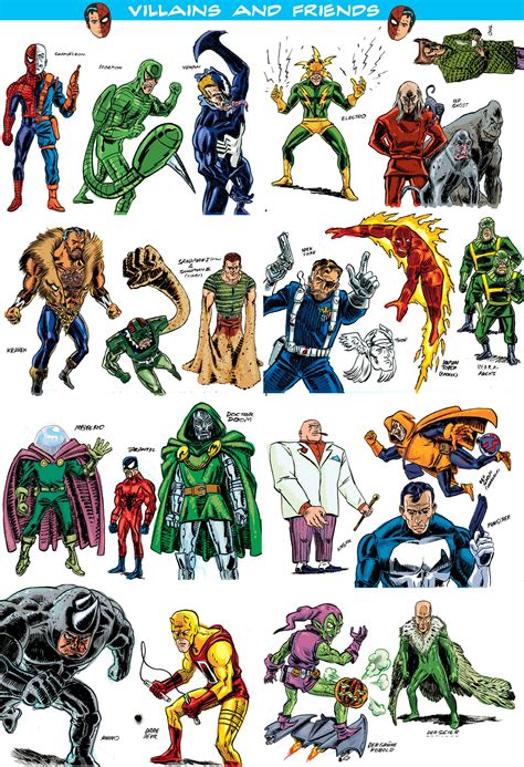 An Image Of Various Superheros In Different Poses