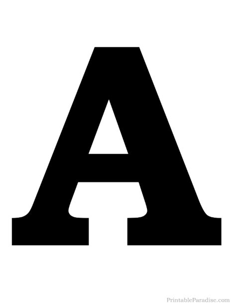 7 Best Images Of Printable Black Letters Alphabet