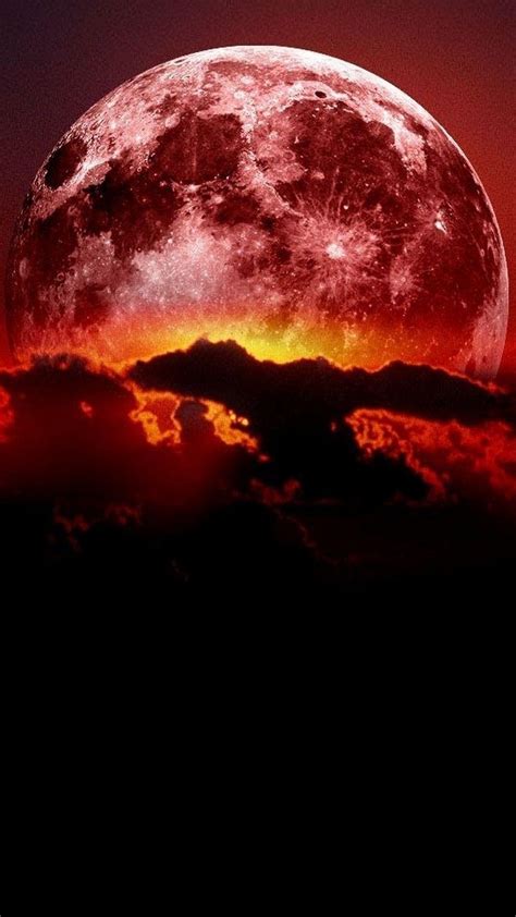 Red Moon Wallpapers Wallpaper Cave