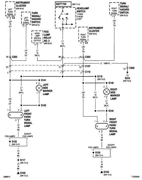 Here are some jeep jl wrangler wiring diagrams, hope this helps out the community. Jeep Wrangler Tj Tail Light Wiring Diagram - Wiring Diagram