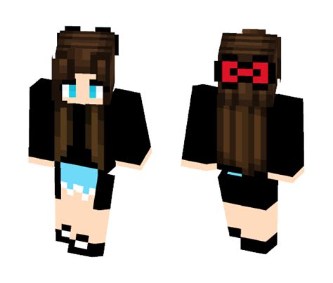 Download Girl With A Bow Tie Minecraft Skin For Free Superminecraftskins