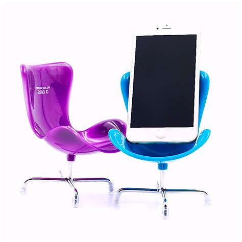 4 X Mobile Phone Holder Novelty Chair Desk Stand Iphone