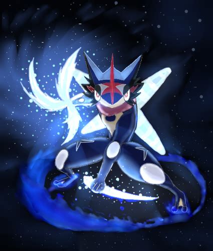 Greninja is a stubborn, picky pokémon, having gone through several trainers that he refused to listen to, either causing them to return it to professor sycamore or abandoning them and returning to the lab himself. Greninja by znk00 on DeviantArt