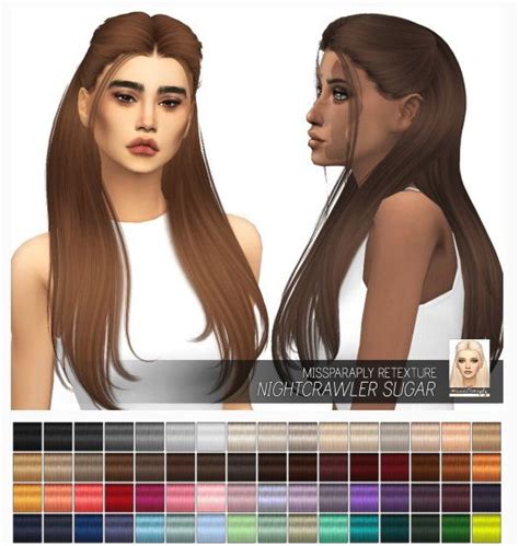 Miss Paraply Nightcrawler Sugar Solids • Sims 4 Downloads Sims Hair