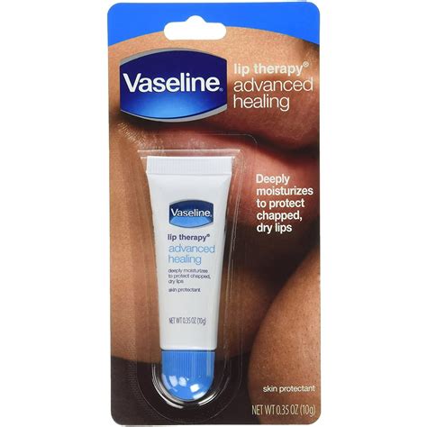 vaseline lip therapy advanced formula 0 35 oz case of 12