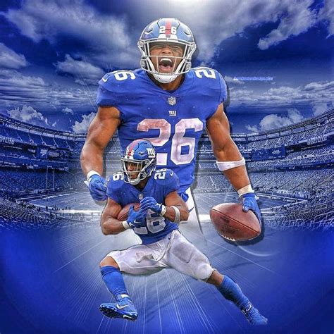 Saquon Barkley Wallpaper By Core Custom Design Nfl Football Art Ny