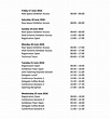 FREE 18+ Sample Event Schedule Templates in MS Word | PDF