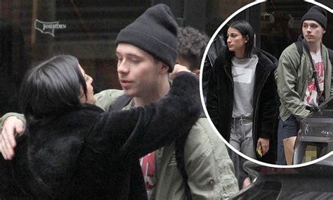 brooklyn beckham puts on cosy display with lexy panterra in nyc daily mail online