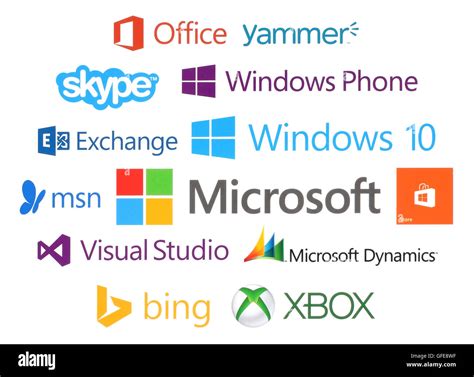 Microsoft Product Logos