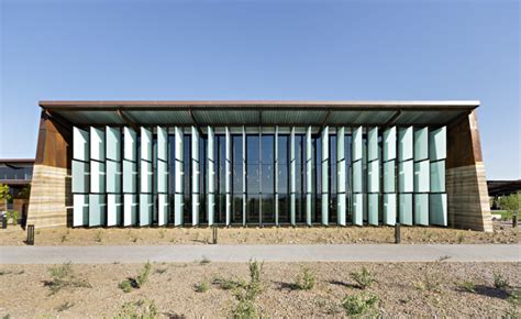 Rammed Earth And Weathered Steel Tie Arizonas Maricopa Campus To