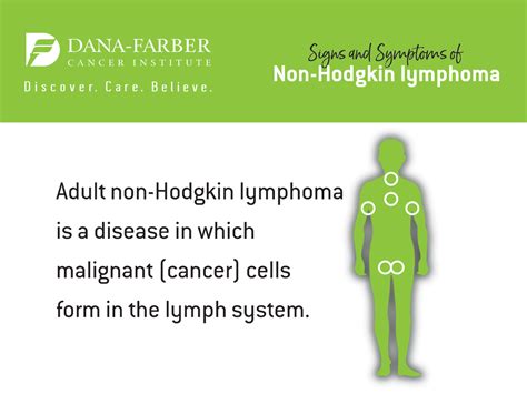 Non Hodgkin Lymphoma Symptoms And Signs Non Hodgkins Lymphoma Non