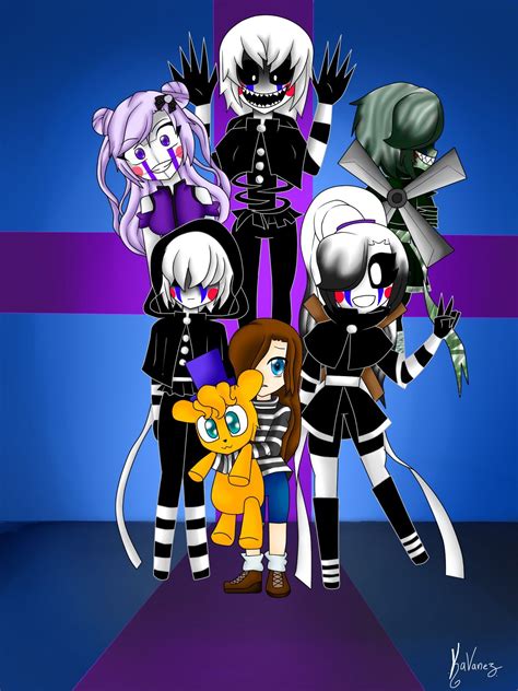 Puppet Girl X Golden Freddy Amor Inolvidable Chica Solitaria