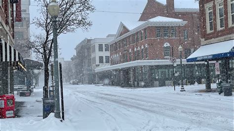 Walking Downtown In The Snow Roanoke Virginia January 16 2022 No