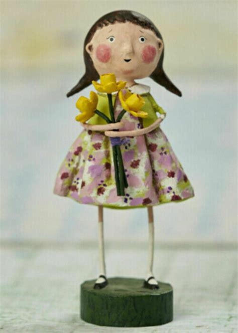 Delia S Daffodils Whimsical Spring Figurine Tall Lori Mitchell By