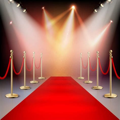Buy Yeele X Ft Photography Backdrop Stage Lights Red Carpet Background