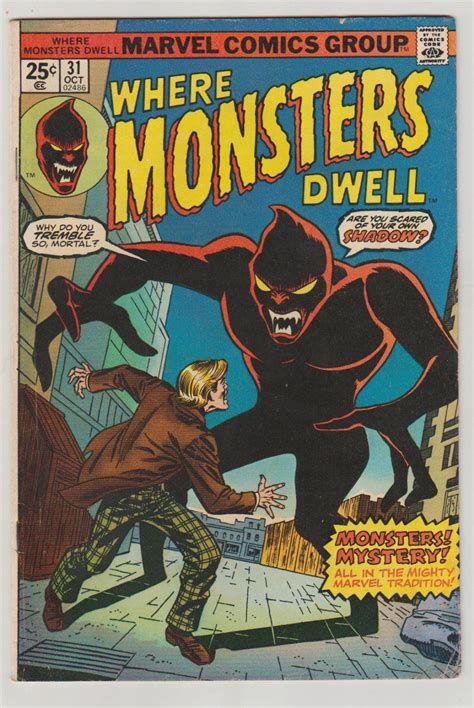 Where Monsters Dwell Vol 1 31 Bronze Age Comic Book Fn 65