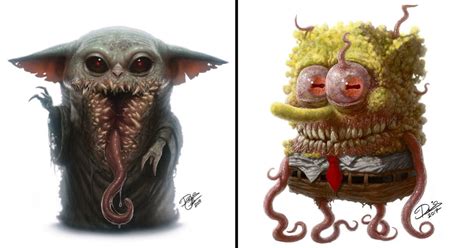 Artist Turns Cartoon Characters Into Terrifying Monsters