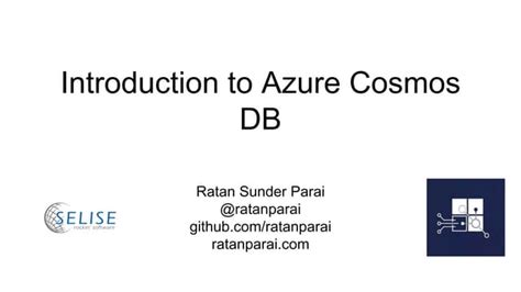 Introduction To Azure Cosmos Db Ppt