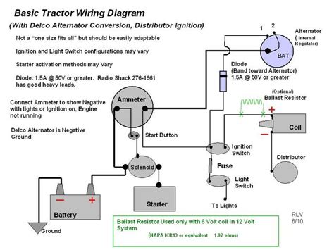 12 Volt Tractor Alternator Wiring Diagram For Your Needs