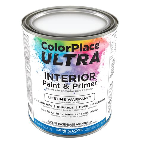 Colorplace Ultra Premium Interior Paint And Primer Satin Accent Base 1