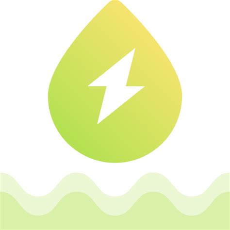 Icono De Energía Hidroeléctrica Fatima Green
