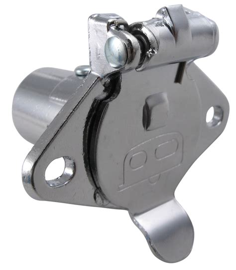 There's a very fundamental round trailer plug wiring diagram nz. Pollak Heavy-Duty, 4-Pole, Round Pin Socket, Concealed Terminals - Chrome - Vehicle End Pollak ...