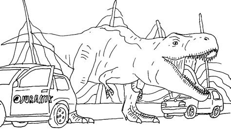 Desenhos De Jurassic Park Para Colorir E Imprimir