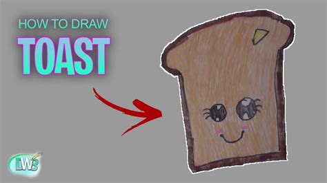 How To Draw Toast For Beginners Youtube