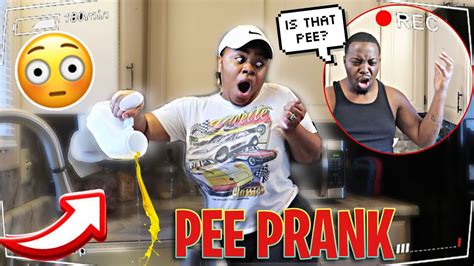 Pee Prank On Husband Hilarious Youtube