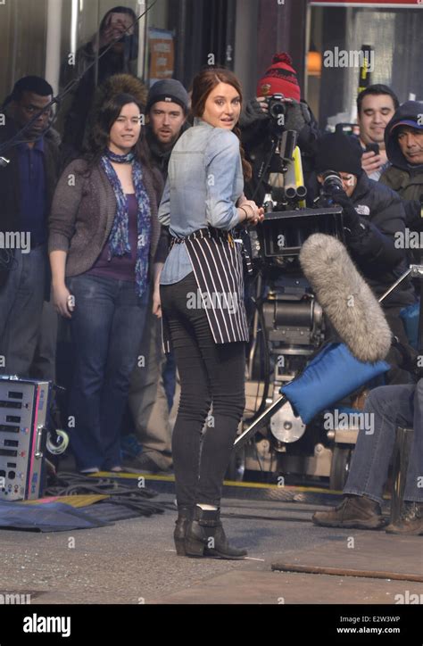 shailene woodley seen on the film set of the amazing spider man 2 featuring shailene woodley
