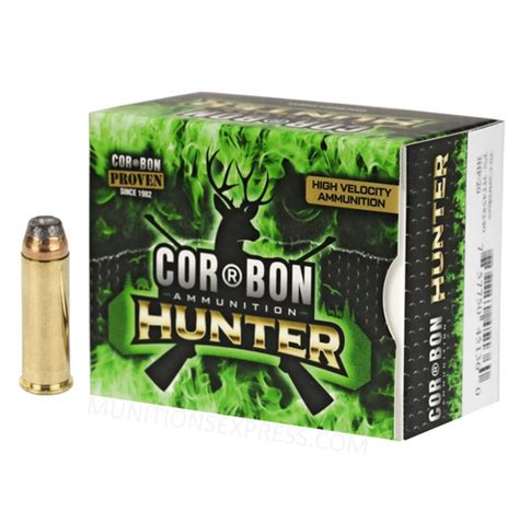 Corbon Hunter 454 Casull Ammo 240gr Jacketed Hollow Point 20box