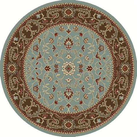 The round shapes have a certain magnetism that attracts us to them. nuLOOM Verona Blue 7 ft. 10 in. x 7 ft. 10 in. Round Area ...