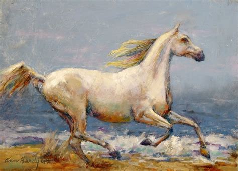 Ann Hardy Impressionist Painter Figures Horse Painting Horse Art