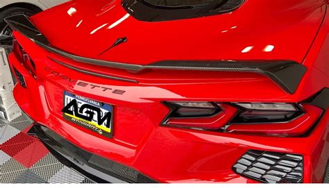 2020 2023 Corvette C8 Visible Carbon Fiber Z51 Spoiler From Agm