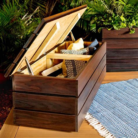 If you would like to see more outdoor plans, we advise you to have a look at the you may even end up at thrift stores or yard sales finding things like bed headboards you can use for your diy outdoor bench ideas. How to Build an Outdoor Storage Bench | Outdoor storage ...